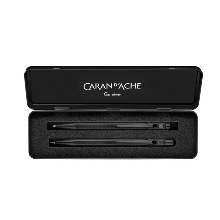 Caran d'Ache Kugelschreiber & Druckbleistift Set 849 Black Code