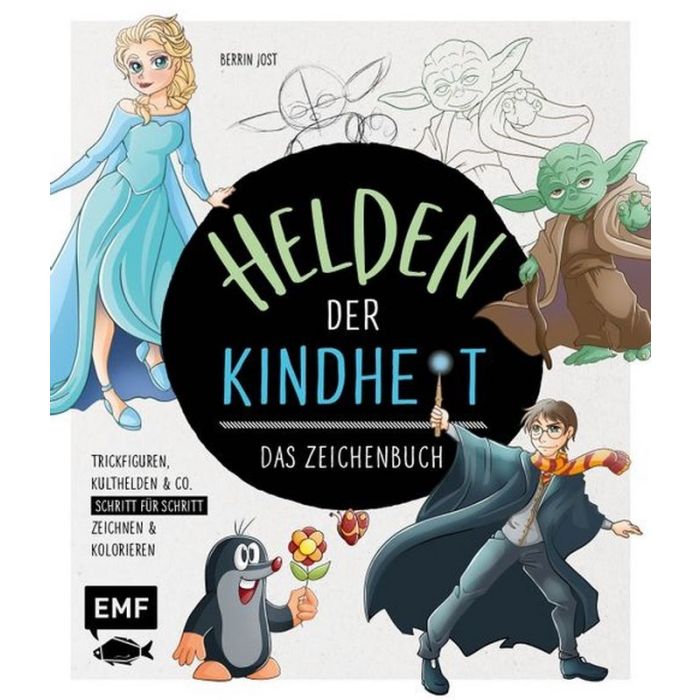 EMF Kreativbuch Helden aus der Kindheit - Das Zeichenbuch EMF Kreativbuch Helden aus der Kindheit - Das Zeichenbuch