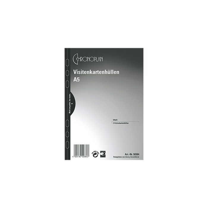 Chronoplan Visitenkartenhülle alle gängigen Terminplaner Chronoplan Visitenkartenhülle alle gängigen Terminplaner
