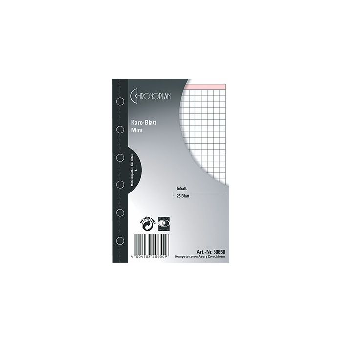 Chronoplan Notizen Mini, 7,9 x 12,5 cm (B x H), für: alle gängigen Terminplaner, Universallochung, 25 Bl./Pack. Chronoplan Notizen Mini, 7,9 x 12,5 cm (B x H), für: alle gängigen Terminplaner, Universallochung, 25 Bl./Pack.