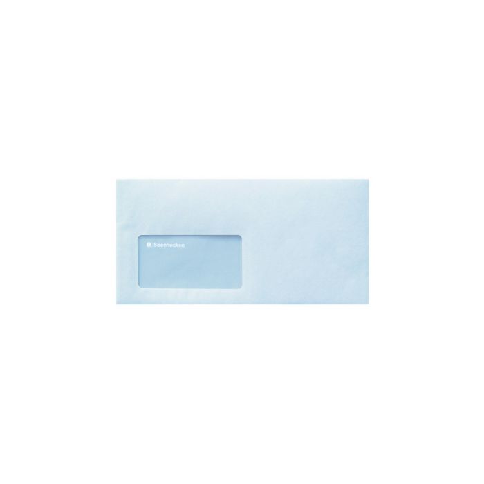 Soennecken Briefumschlag 229 x 125 mm (B x H), Fenster, mit Selbstklebung, 75 g/qm, holzfrei, weiß, 25 St./Pack. Soennecken Briefumschlag 229 x 125 mm (B x H), Fenster, mit Selbstklebung, 75 g/qm, holzfrei, weiß, 25 St./Pack.