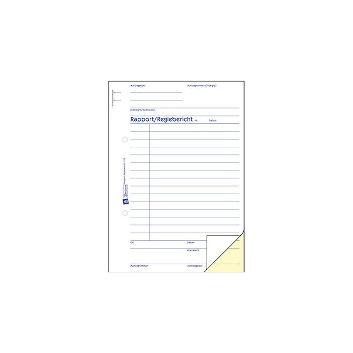 Avery Zweckform Rapport DIN A5, selbstdurchschreibend, 1 Durchschlag, 2 x 40 Bl. Avery Zweckform Rapport DIN A5, selbstdurchschreibend, 1 Durchschlag, 2 x 40 Bl.