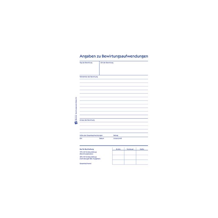 Avery Zweckform Spesennachweis DIN A5, 50 Bl. Avery Zweckform Spesennachweis DIN A5, 50 Bl.