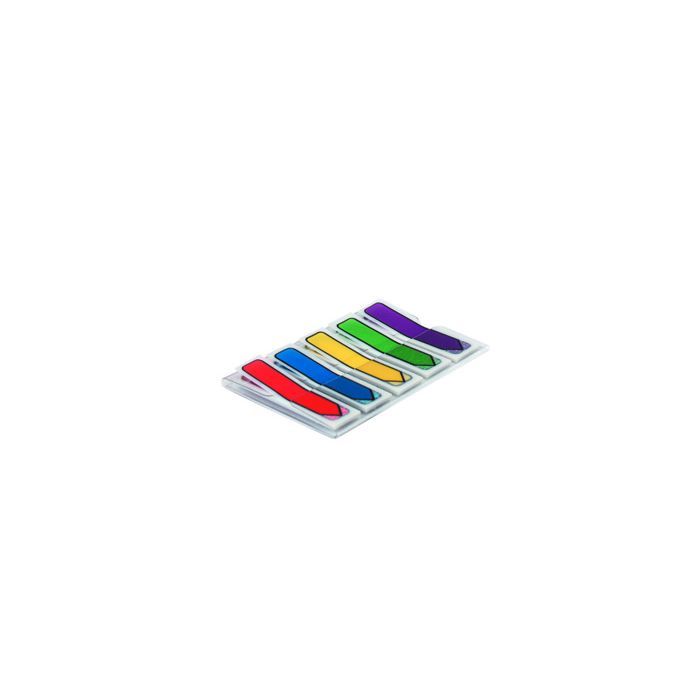 Post-it® Haftstreifen Index Pfeile, Polyester, rot, blau, gelb, grün, lila, 20 Bl./Block, 5 Block/Pack. Post-it® Haftstreifen Index Pfeile, Polyester, rot, blau, gelb, grün, lila, 20 Bl./Block, 5 Block/Pack.