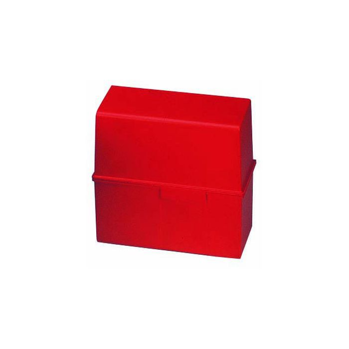 HAN Karteikasten SIGNAL, für: DIN A8 quer, max. 300 Karten, 8,9 x 7,1 x 5,8 cm (B x H x T), Polystyrol, rot HAN Karteikasten SIGNAL, für: DIN A8 quer, max. 300 Karten, 8,9 x 7,1 x 5,8 cm (B x H x T), Polystyrol, rot