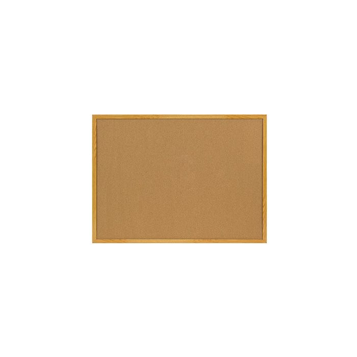 magnetoplan® Korktafel 60 x 40 cm (B x H), Rahmen: Holz, braun