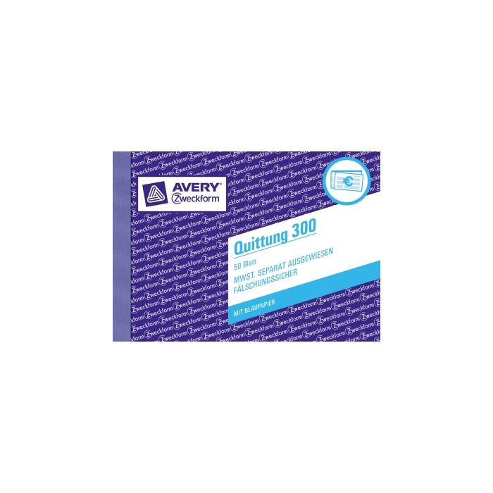 Avery Zweckform Quittung DIN A6 quer, 50 Bl. Avery Zweckform Quittung DIN A6 quer, 50 Bl.