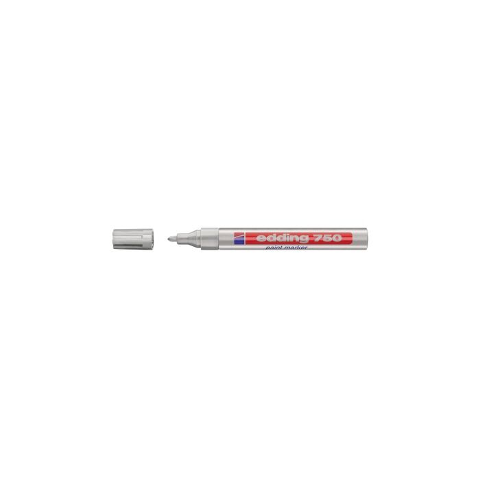 edding Lackmarker 750, Rundspitze, 2-4 mm, silber edding Lackmarker 750, Rundspitze, 2-4 mm, silber
