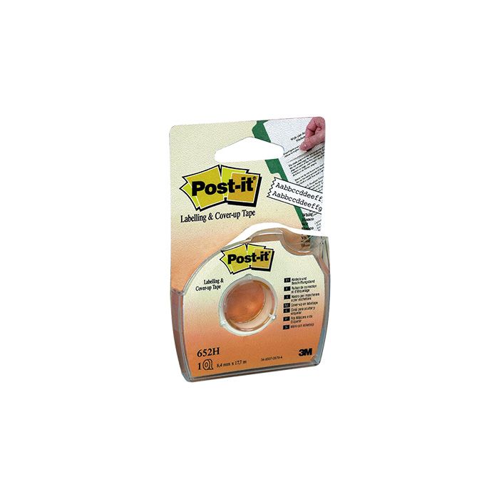 Post-it® Korrekturband 8,4 mm x 17,7 m (B x L), wieder ablösbar, weiß, 1 St./Pack. Post-it® Korrekturband 8,4 mm x 17,7 m (B x L), wieder ablösbar, weiß, 1 St./Pack.