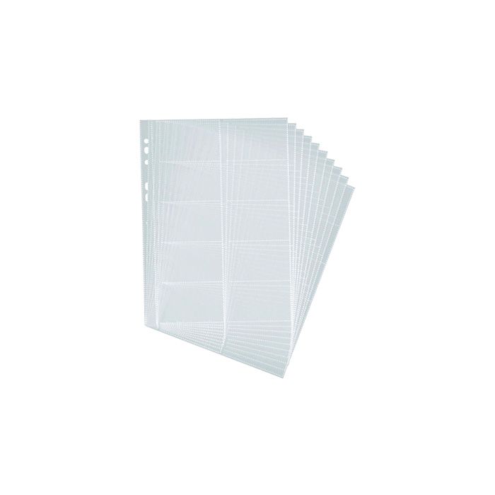 DURABLE Visitenkartenhülle für: max. 20 Karten, Kartengröße: max. 9 x 5,7 cm (B x H), Öffnung: seitlich, Universallochung, Kunststoff, transparent, 10 St./Pack. DURABLE Visitenkartenhülle für: max. 20 Karten, Kartengröße: max. 9 x 5,7 cm (B x H), Öffnung: seitlich, Universallochung, Kunststoff, transparent, 10 St./Pack.