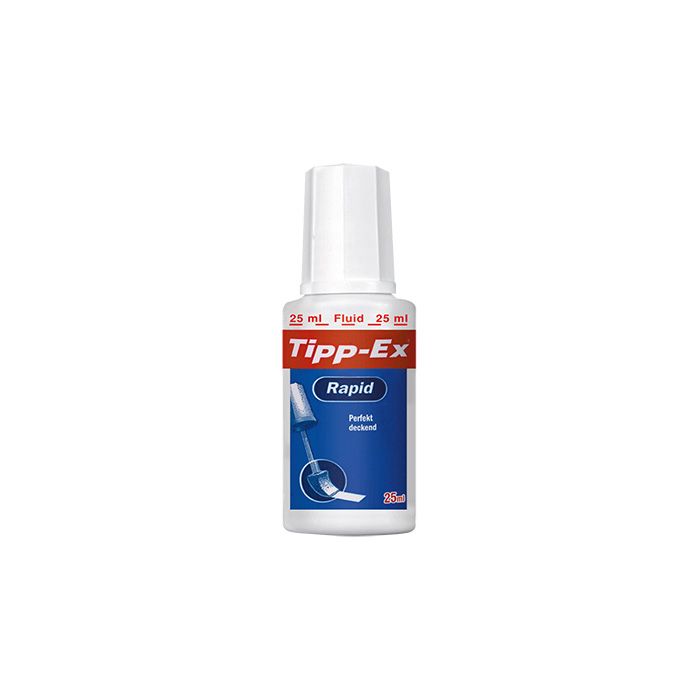 Tipp-Ex® Korrekturflüssigkeit Rapid, Schwamm, 25 ml, weiß Tipp-Ex® Korrekturflüssigkeit Rapid, Schwamm, 25 ml, weiß
