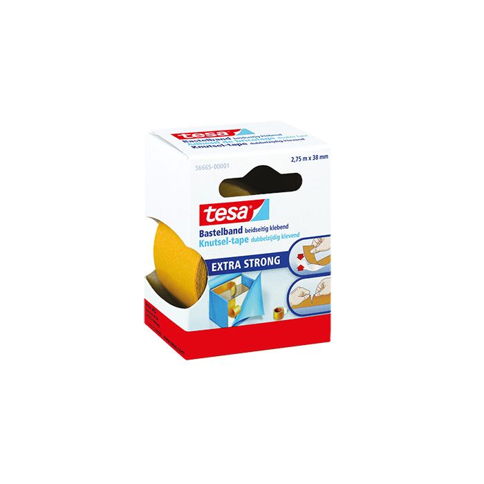 tesa® Bastelband 38 mm x 2,75 m (B x L), beidseitig klebend tesa® Bastelband 38 mm x 2,75 m (B x L), beidseitig klebend
