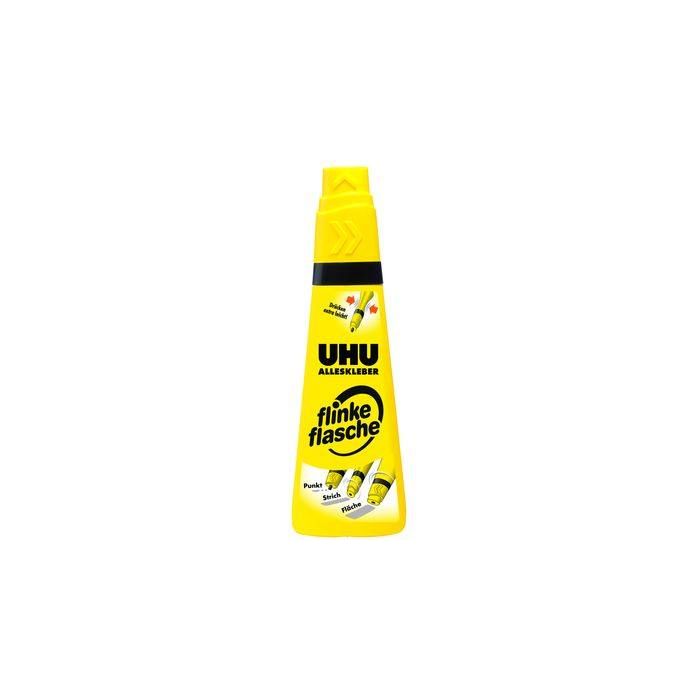 UHU® Alleskleber flinke flasche, auswaschbar, nachfüllbar, 90 g UHU® Alleskleber flinke flasche, auswaschbar, nachfüllbar, 90 g