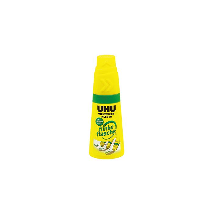UHU® Alleskleber flinke flasche, auswaschbar, ohne Lösungsmittel, nachfüllbar, 40 g UHU® Alleskleber flinke flasche, auswaschbar, ohne Lösungsmittel, nachfüllbar, 40 g