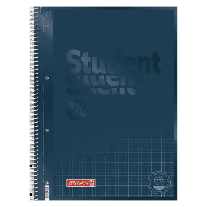 Brunnen Collegeblock Premium Student Colour Code A4 kariert 80 Blatt Brunnen Collegeblock Premium Student Colour Code A4 kariert 80 Blatt