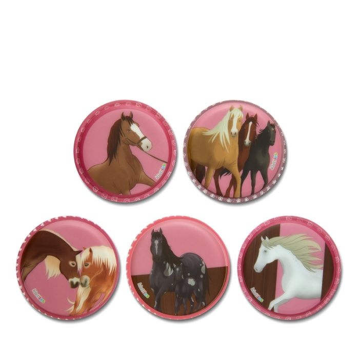 ergobag Matt Klettie-Set Pferde im Galopp 5 tlg. ergobag Matt Klettie-Set Pferde im Galopp 5 tlg.