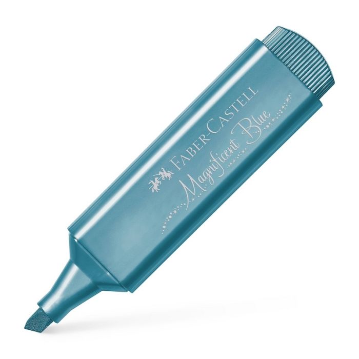 Faber-Castell Textmarker TL 46 Metallic blau Faber-Castell Textmarker TL 46 Metallic blau