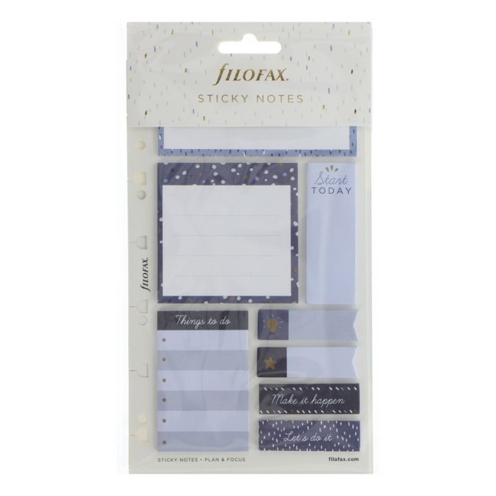 Filofax Haftnotizen Indigo verpackt Filofax Haftnotizen Indigo verpackt