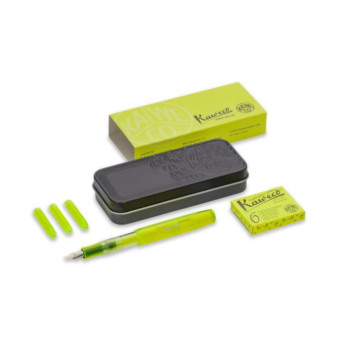 Kaweco Füllfederhalter ICE Sport Set Yellow in Geschenkdose Kaweco Füllfederhalter ICE Sport Set Yellow in Geschenkdose