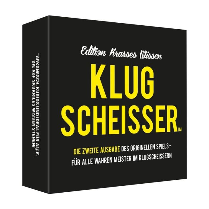 Kylskapspoesi Gesellschaftsspiel Klugscheisser Krasses Wissen
