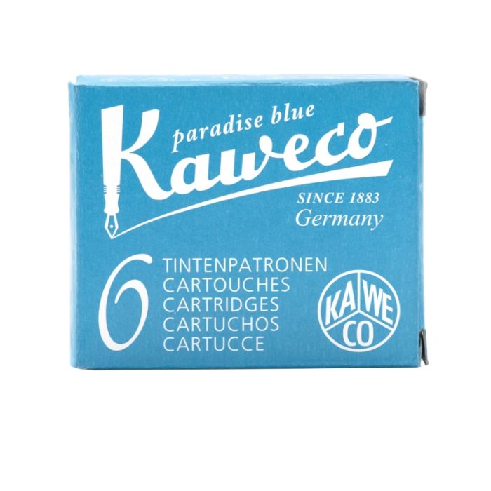 Kaweco Tintenpatronen PAradiesblau 6 Stk. Kaweco Tintenpatronen PAradiesblau 6 Stk.