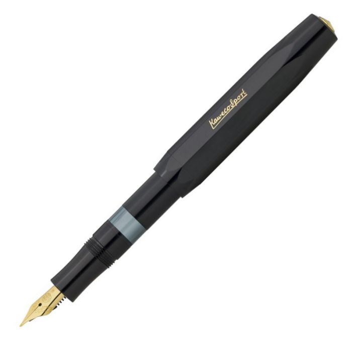Kaweco Füllfederhalter Classic Sport Piston Schwarz/Gold 