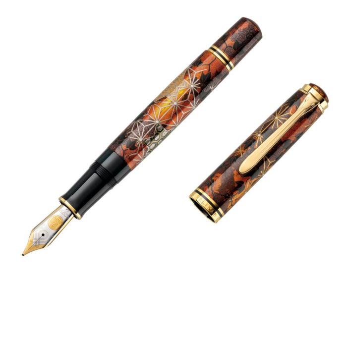 Pelikan Füllfederhalter Souverän M1000 Maki-e Ivy and Komon Pelikan Füllfederhalter Souverän M1000 Maki-e Ivy and Komon