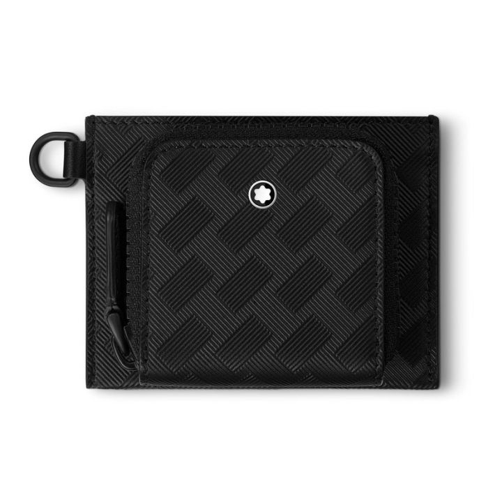 Montblanc Extreme 3.0 Kartenetui 3cc mit Fach Schwarz Frontansicht