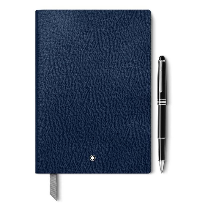 Montblanc Meisterstück Platinum Line Classique Rollerball mit Notebook #146 Blau im Set Montblanc Meisterstück Platinum Line Classique Rollerball mit Notebook #146 Blau im Set