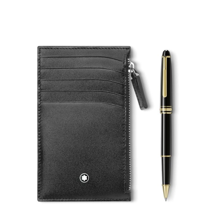 Montblanc Meisterstück Classique Gold Rollerball mit Meisterstück Kartenetui 5cc im Set Montblanc Meisterstück Classique Gold Rollerball mit Meisterstück Kartenetui 5cc im Set