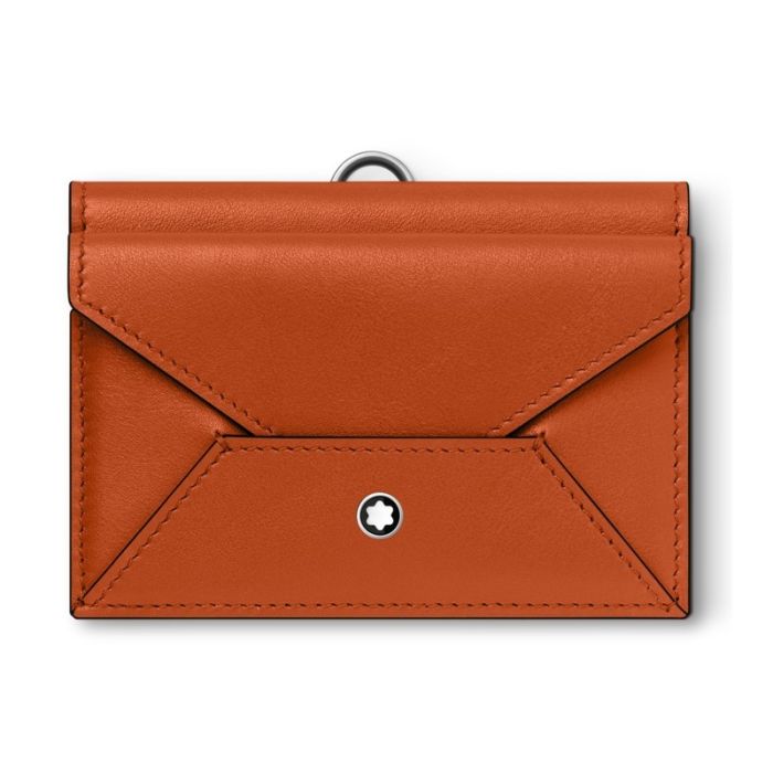 Montblanc Meisterstück Selection Soft Kartenetui 4cc Spicy Orange Frontansicht Montblanc Meisterstück Selection Soft Kartenetui 4cc Spicy Orange Frontansicht