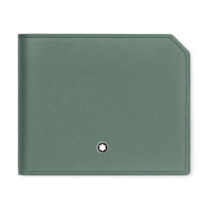 Montblanc Soft Brieftasche 4cc mit Münzfach Pewter Montblanc Soft Brieftasche 4cc mit Münzfach Pewter