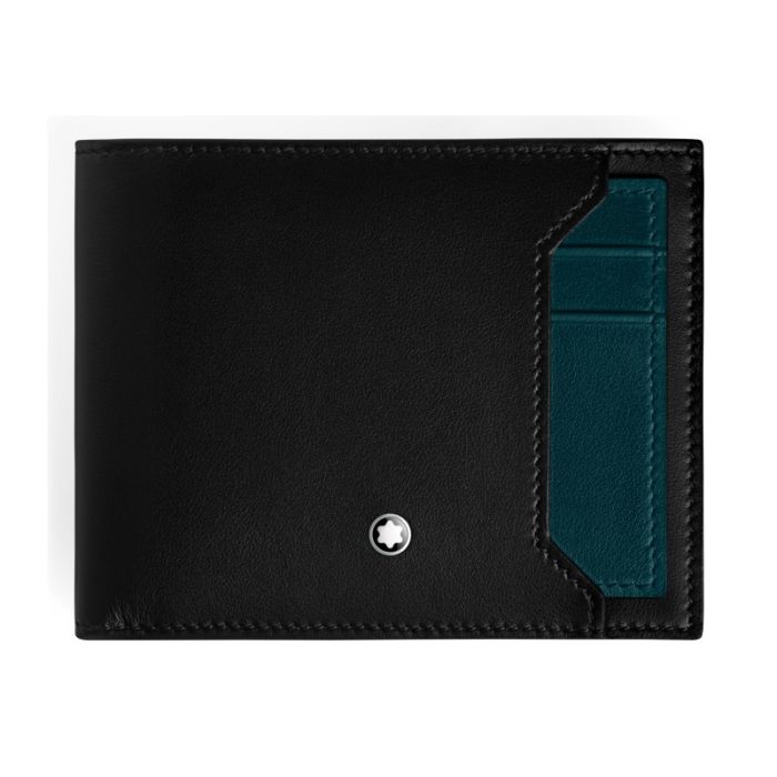 Montblanc Soft Brieftasche 6cc mit Kartenetui Schwarz/Dark Pool Montblanc Soft Brieftasche 6cc mit Kartenetui Schwarz/Dark Pool