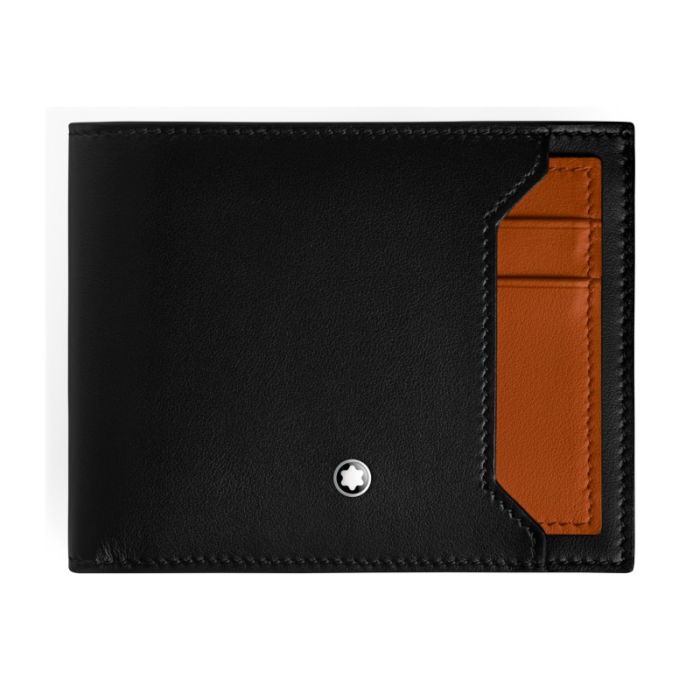 Montblanc Soft Brieftasche 6cc mit Kartenetui Schwarz/Rust Montblanc Soft Brieftasche 6cc mit Kartenetui Schwarz/Rust