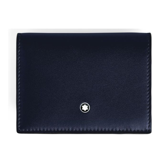 Montblanc Soft Brieftasche Kontinental Nano 3cc Night Blue/Rust Montblanc Soft Brieftasche Kontinental Nano 3cc Night Blue/Rust