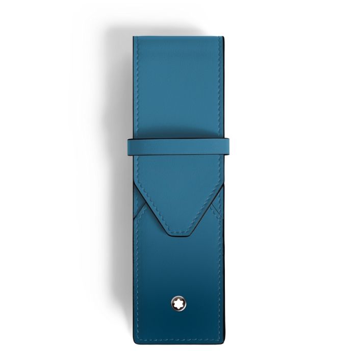 Montblanc Meisterstück Sfumato Etui für zwei Schreibgeräte Smoky Blue Montblanc Meisterstück Sfumato Etui für zwei Schreibgeräte Smoky Blue
