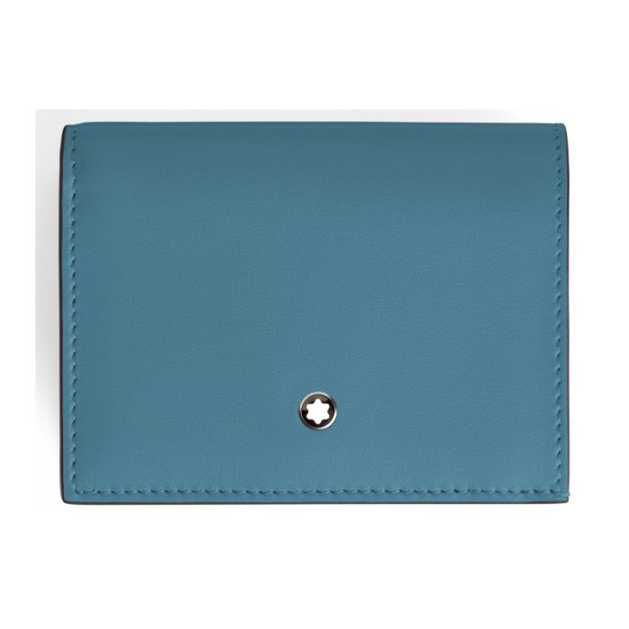 Montblanc Soft Brieftasche Kontinental Nano 3cc Smoky Blue Montblanc Soft Brieftasche Kontinental Nano 3cc Smoky Blue