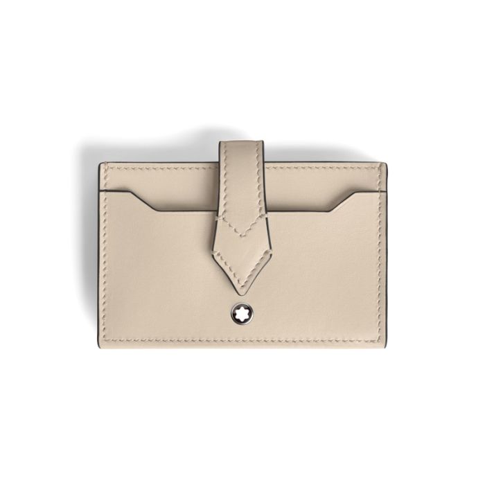 Montblanc Meisterstück Kartenetui mit Lasche 5cc Cloudy Beige Montblanc Meisterstück Kartenetui mit Lasche 5cc Cloudy Beige