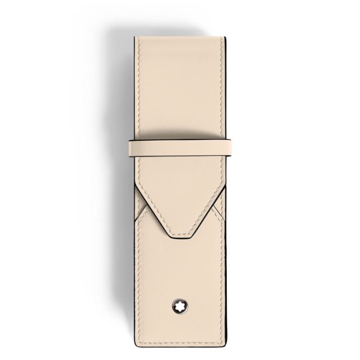 Montblanc Meisterstück Etui für zwei Schreibgeräte Cloudy Beige Montblanc Meisterstück Etui für zwei Schreibgeräte Cloudy Beige