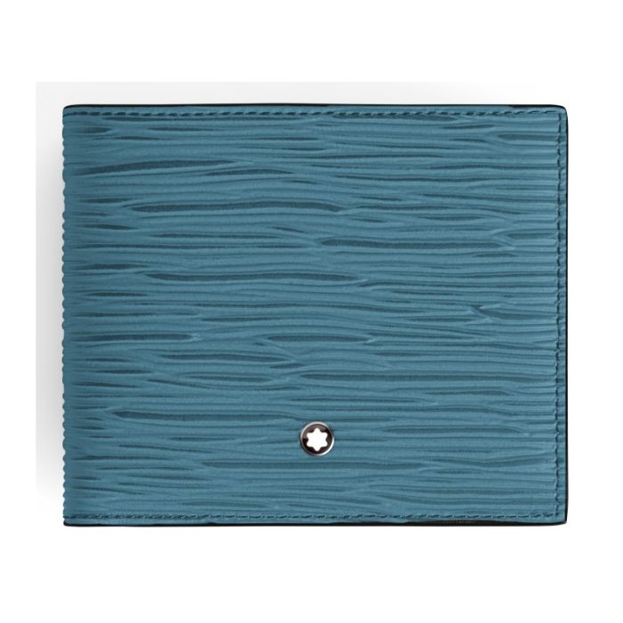 Montblanc 4810 Brieftasche 8cc Smoky Blue Montblanc 4810 Brieftasche 8cc Smoky Blue