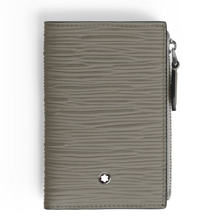 Montblanc 4810 Brieftasche Mini 6cc Medium Grey Montblanc 4810 Brieftasche Mini 6cc Medium Grey