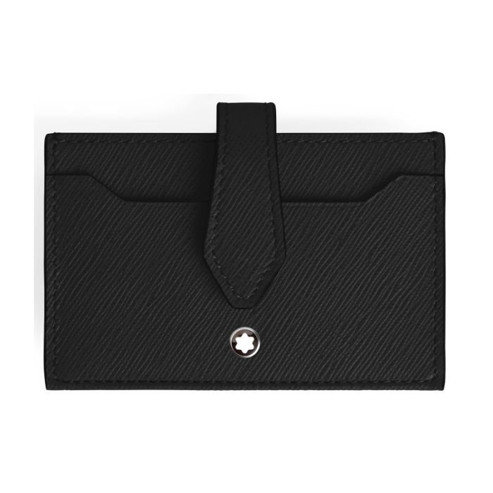 Montblanc Sartorial Kartenetui mit Lasche 5cc Schwarz Montblanc Sartorial Kartenetui mit Lasche 5cc Schwarz