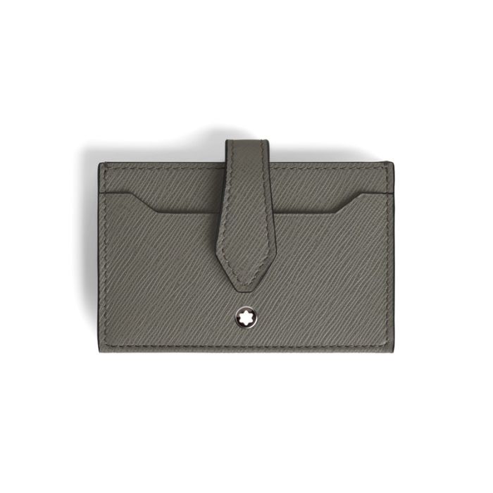 Montblanc Sartorial Kartenetui mit Lasche 5cc Medium Grey Montblanc Sartorial Kartenetui mit Lasche 5cc Medium Grey