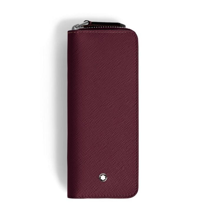Montblanc Sartorial Etui für zwei Schreibgeräte mit Reißverschluss Cassis Montblanc Sartorial Etui für zwei Schreibgeräte mit Reißverschluss Cassis
