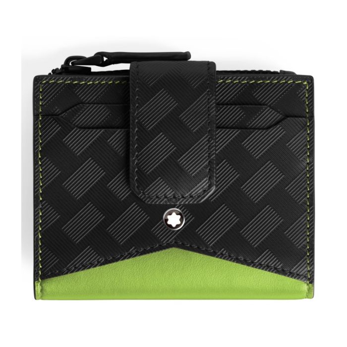 Montblanc Extreme 3.0 Brieftasche Mini 6cc Schwarz/Lime Montblanc Extreme 3.0 Brieftasche Mini 6cc Schwarz/Lime