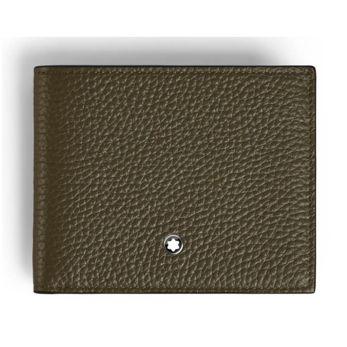 Montblanc Grain Brieftasche 6cc Khaki Montblanc Grain Brieftasche 6cc Khaki