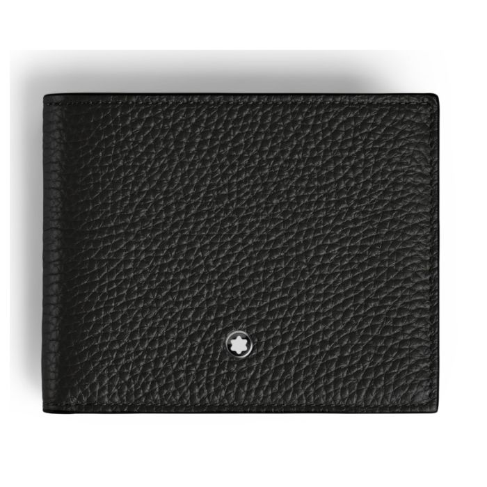 Montblanc Grain Brieftasche 6cc Schwarz Montblanc Grain Brieftasche 6cc Schwarz
