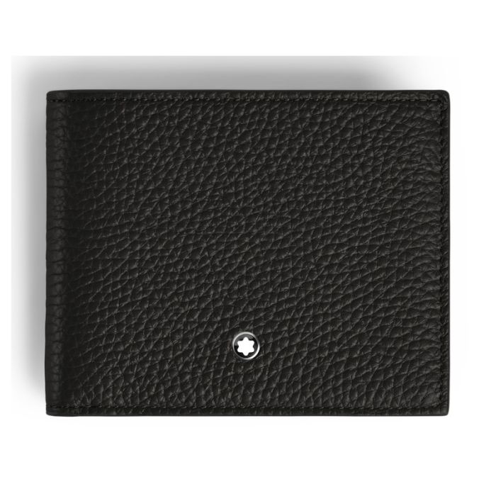 Montblanc Grain Brieftasche 4cc mit Münzfach Schwarz Montblanc Grain Brieftasche 4cc mit Münzfach Schwarz