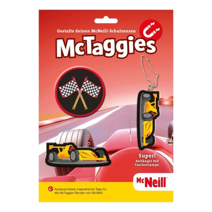 McNeill McTaggies Set 3tlg. Racecar
