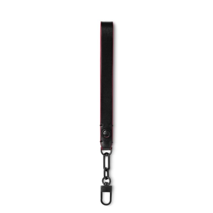Montblanc Meisterstück Selection Rouge et Noir Schlüsselanhänger schwarz vorne Montblanc Meisterstück Selection Rouge et Noir Schlüsselanhänger schwarz vorne